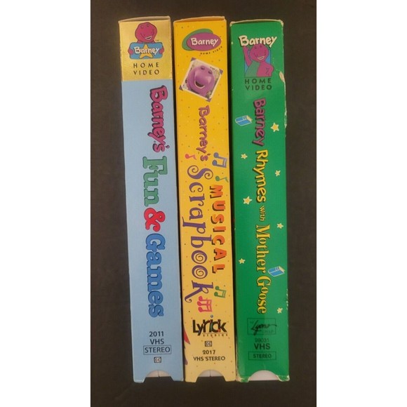 Barney The Purple Dinosaur VHS VCR Lot Of 3 Tapes - Picture 3 of 13